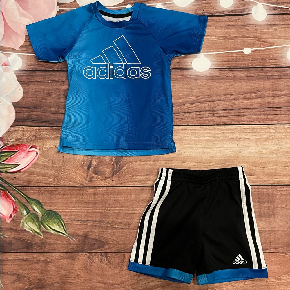 Adidas Matching Shorts Set 2T